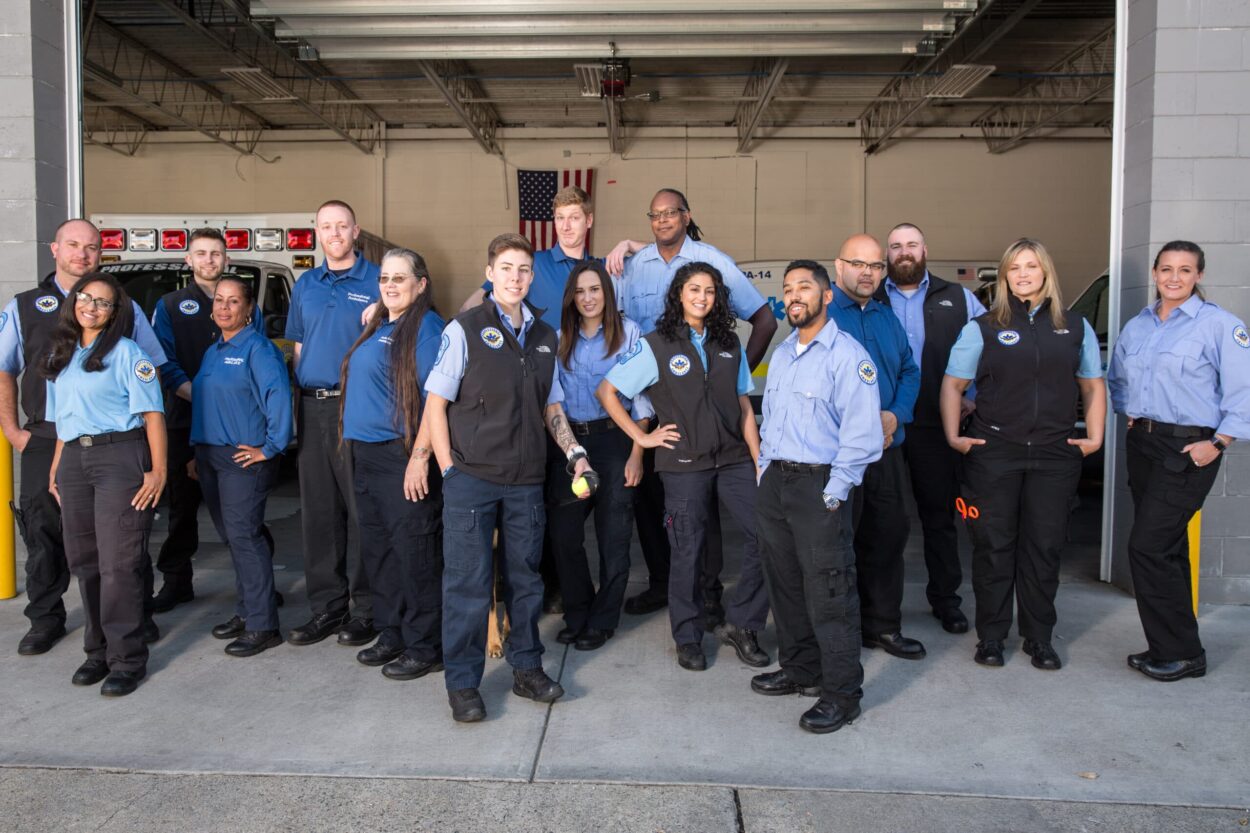 Professional Ambulance team photo