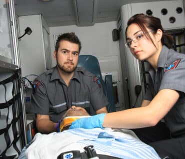 EMT Back of Ambulance Ambulance services near me EMT near me